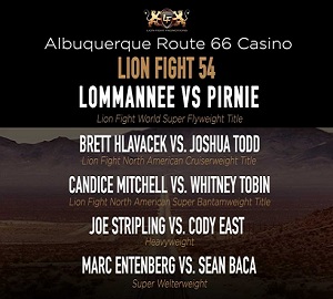 Lion Fight 54 @ Route 66 Casino's Legends Theater
